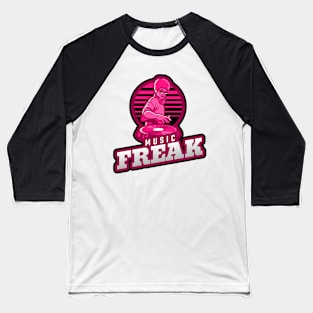 Music Freak Baseball T-Shirt